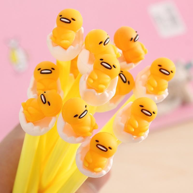 0.38mm Cute Cartoon Kawaii Plastic 3D Duck Gel Pen For Kids Gift Korean Stationery School Supplies