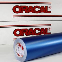 Nieuw : Oracal 970 197 Wrap Folie Mat Azure Blauw Metallic
