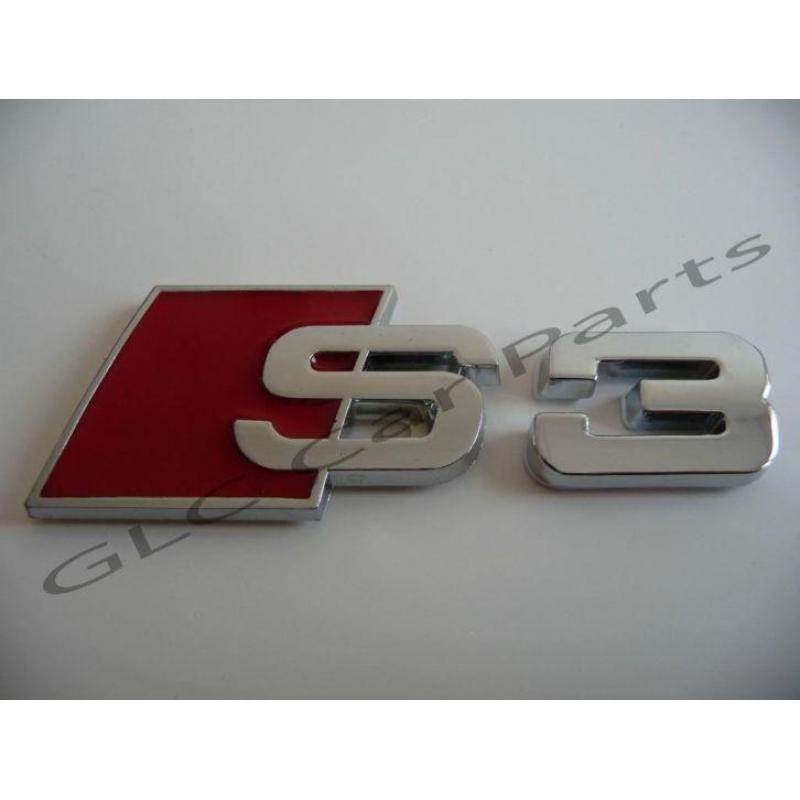 Audi s-line S3 logo / embleem AUDI