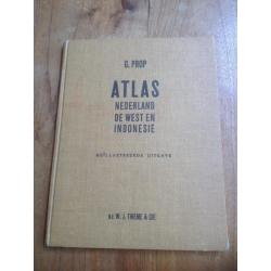 Atlas Nederland De West en Indonesie - G. Prop / Ter Beek