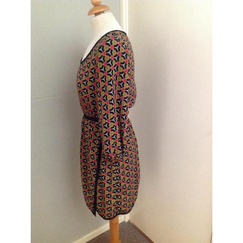 Vintage jurk, Retro print, Boho Chic