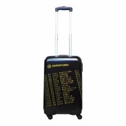 Castillo handbagage koffer Departures zwart 55 cm