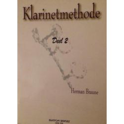 klarinet lesboeken: klarinetmethode 1 + 2-Herman Braune