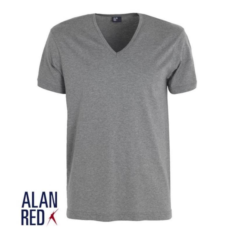 Alan Red T-Shirt Deep-V Mouse Verner - Grijs L