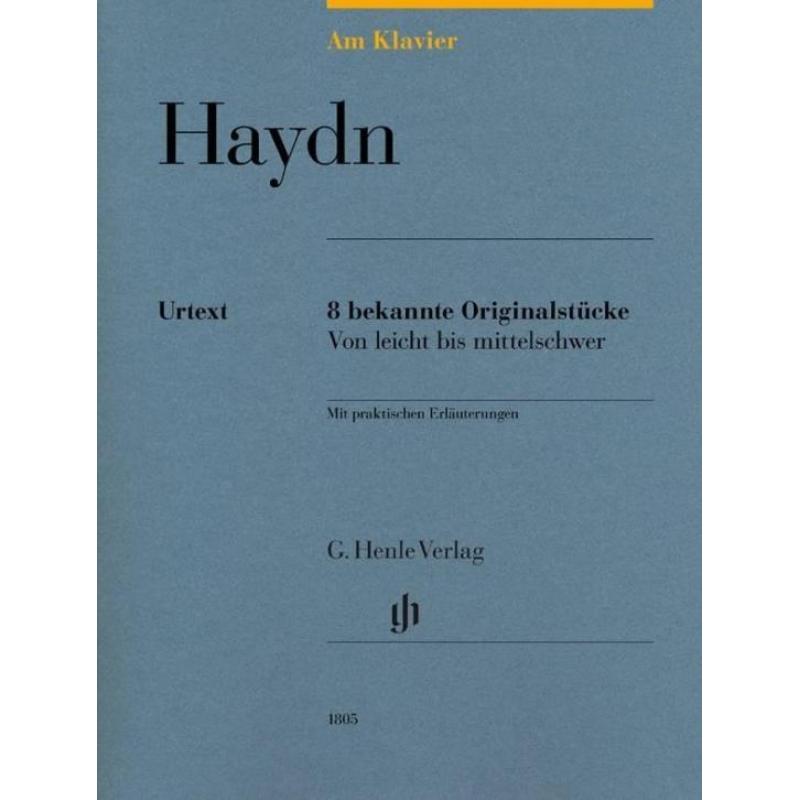Haydn, J. | Am Klavier | 8 bekende originele werken voor Pia