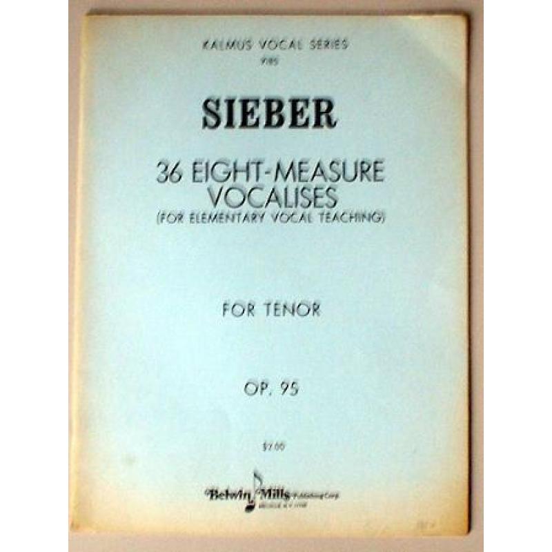 Sieber, 36 eight-measure vocalises