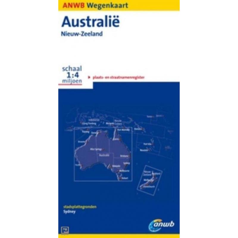 ANWB Wegenkaart Australie - Nw Zeeland
