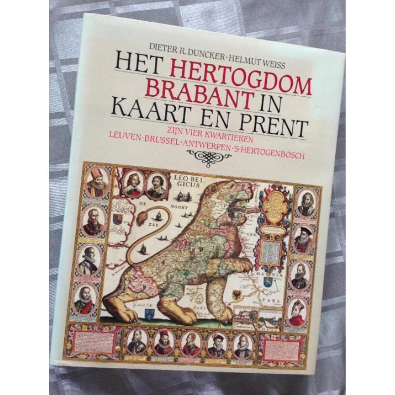 Prachtige historische atlas van Brabant - 86 kaarten