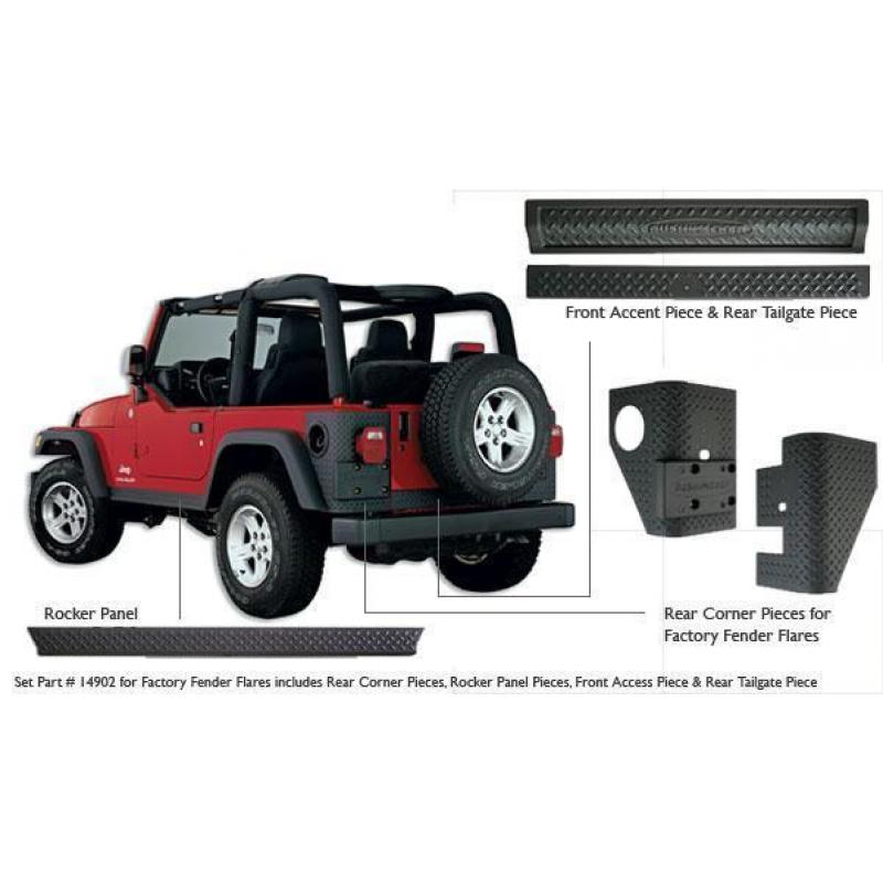 Jeep Wrangler Trail Armor Accessoires