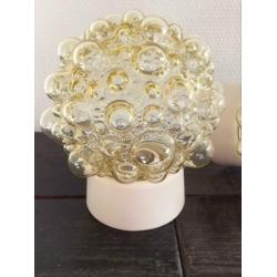 H4 vintage plafondlamp Helena Tynell ‘Bubble’ amber