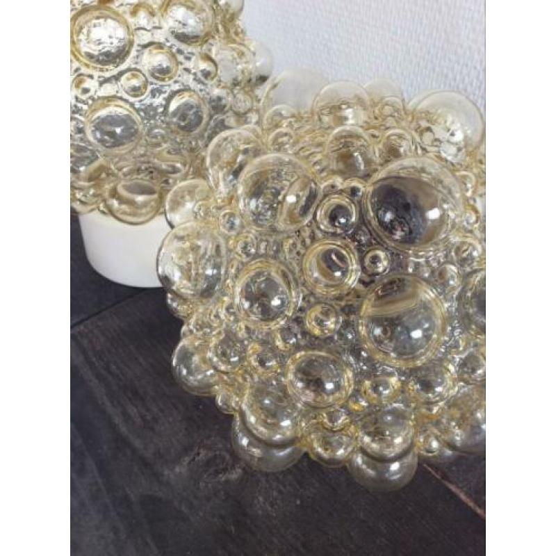 H4 vintage plafondlamp Helena Tynell ‘Bubble’ amber