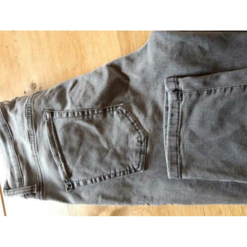 Cambio grijze skinny jeans met zwarte stip maat 36 zgan