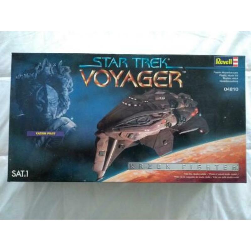 Revell Star Trek Voyager bouwdozen. Maquis en Kazon Fighter