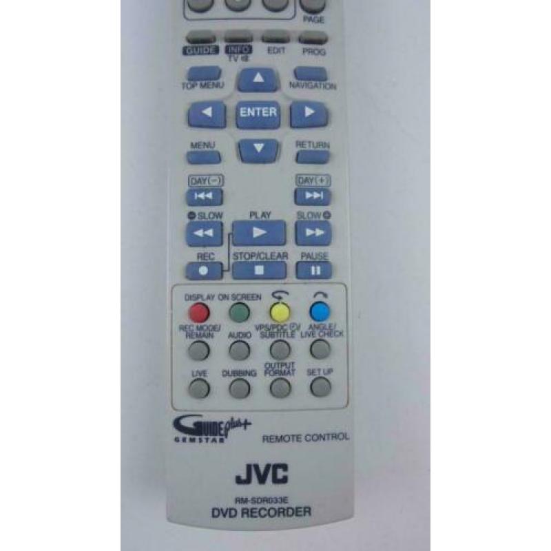 Jvc rm-sdr033e originele afstandsbediening (a6)