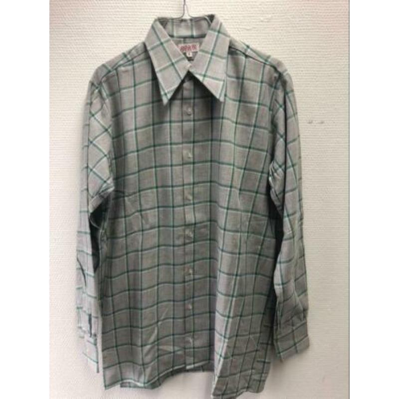 Vintage geruit overhemd (medium/m)