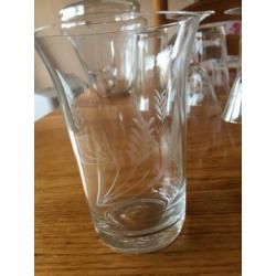 Antiek glasservies glas glazen servies