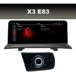 BMW X3 E83 10,25'' navigatie android 9.0 wifi dab+ 64g 8core