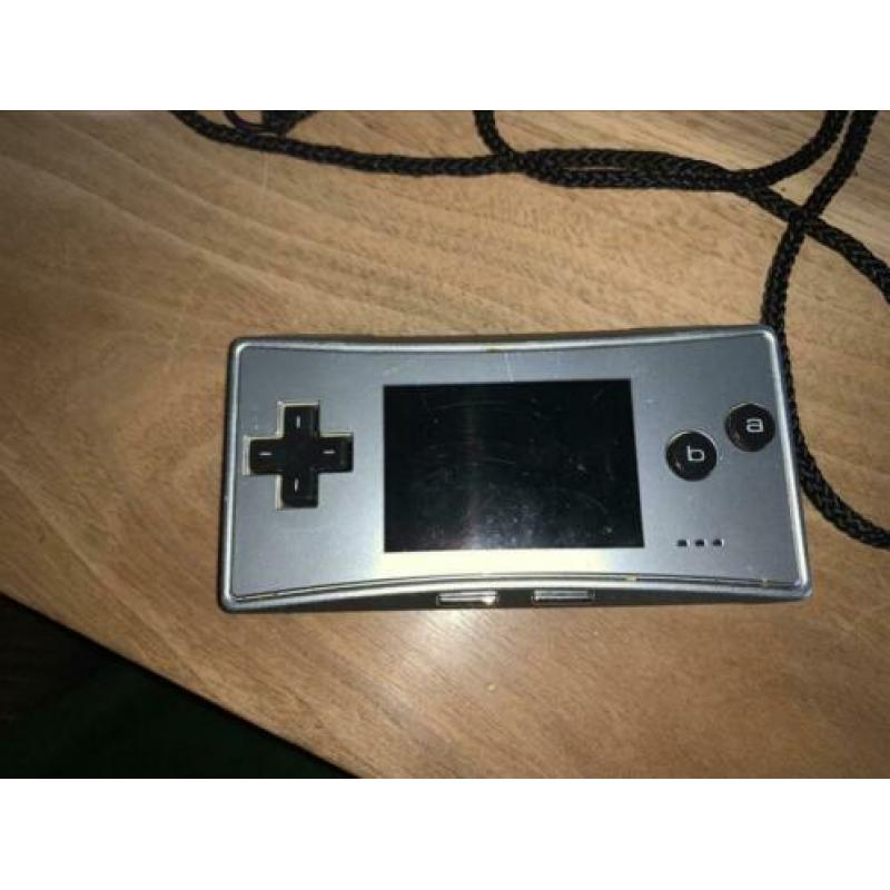 2X Nintendo game boy micro zilver
