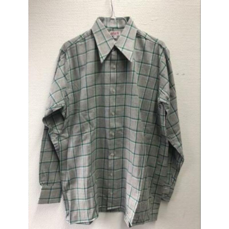 Vintage geruit overhemd (medium/m)