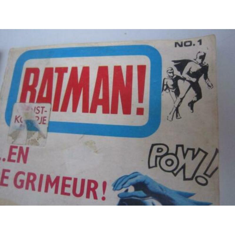 Vintage Batman Comics NL (Nr 1 Batman en de Grimeur!)