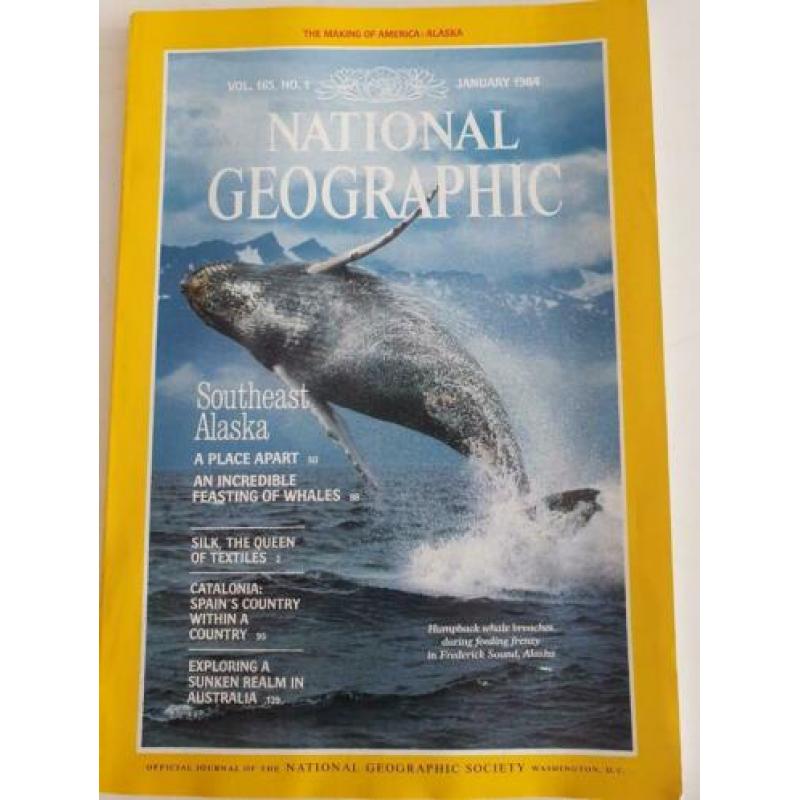 National Geographic jan 84 Whales, Catalonië, Australië