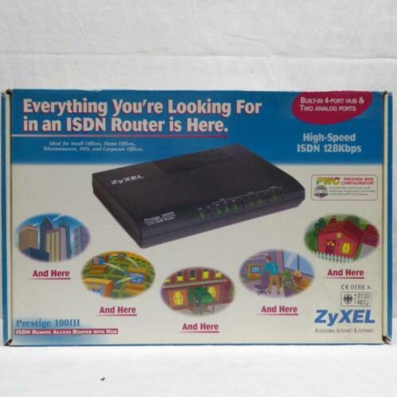 Zylex ISDN router Prestige 100 H in zeer goede staat