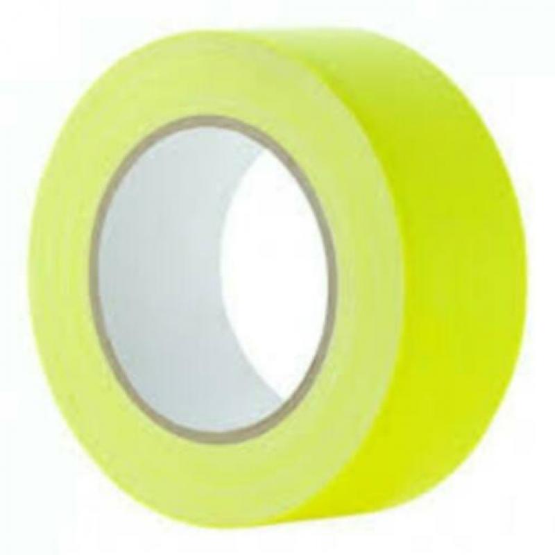 Blacklight Neon UV Gaffa tape tape groen geel oranje en rose