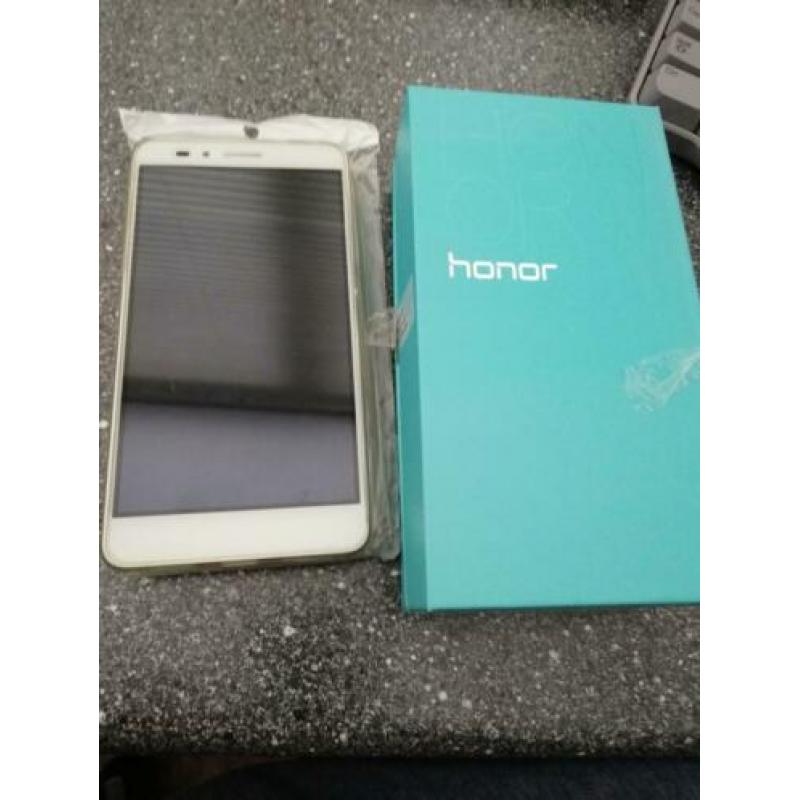 Huawei Honor 5X wit silver dual sim als nieuw