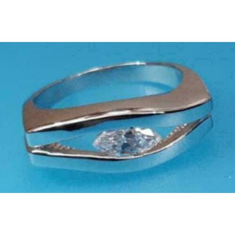 Exclusieve MELANO ring echt zilver (-65%)~ 54300