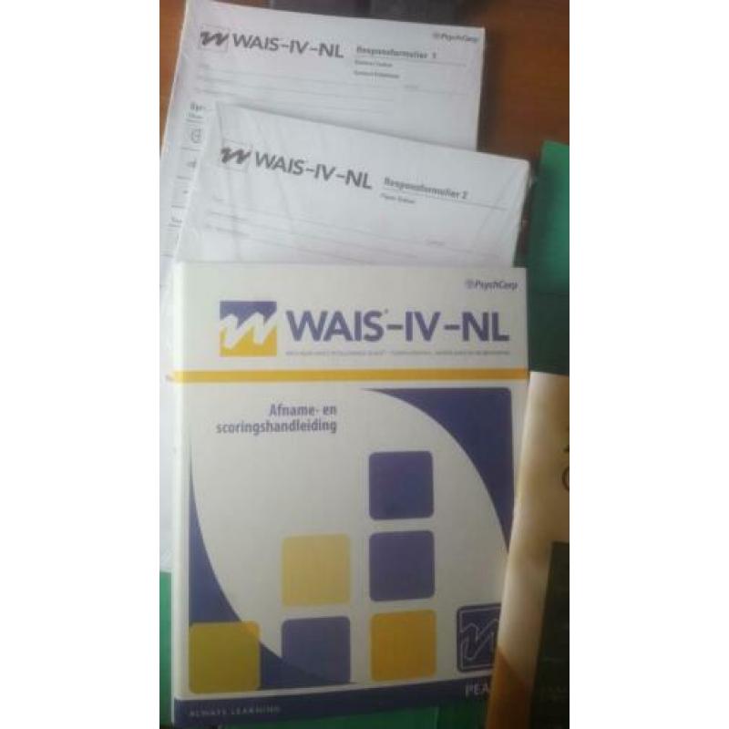 WAIS-IV-NL meet de intelligentie (IQ) /ZALC mee t/Aseba meet