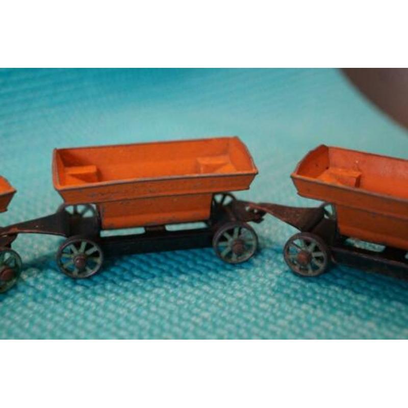 Antiek speelgoed Tootsietoys Contractor set 0191 1930 USA
