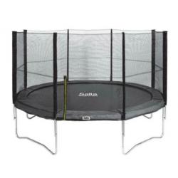Salta trampoline 360-366 met veiligheidsnet antraciet 983