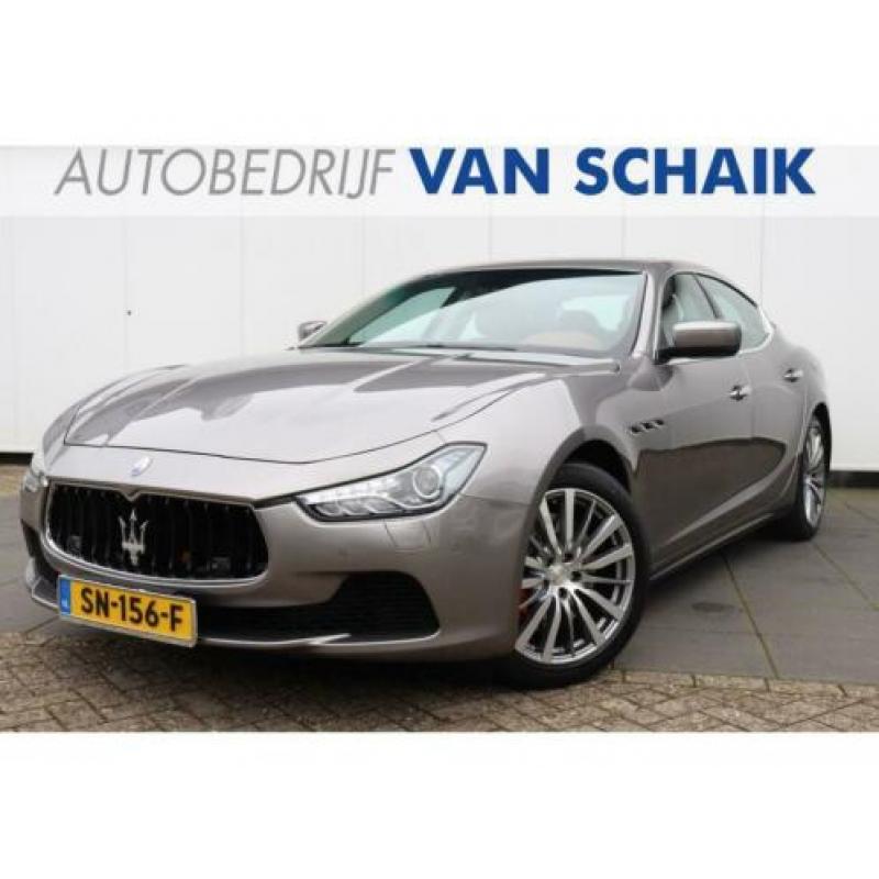 Maserati Ghibli 3.0 S Q4 | 411 PK | V6 | NAVI | LUCHTVERING