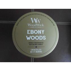 Woodwick Geurkaars EBONY WOODS