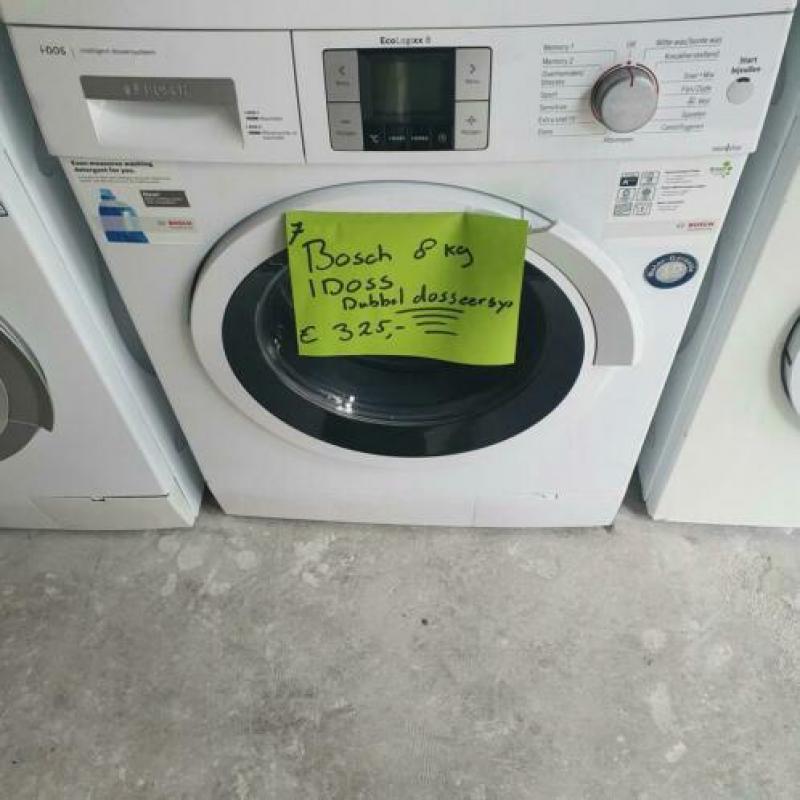 Diverse wasmachines alle prijsklasses