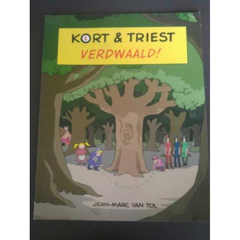 Stripboek Kort & Triest verdwaald