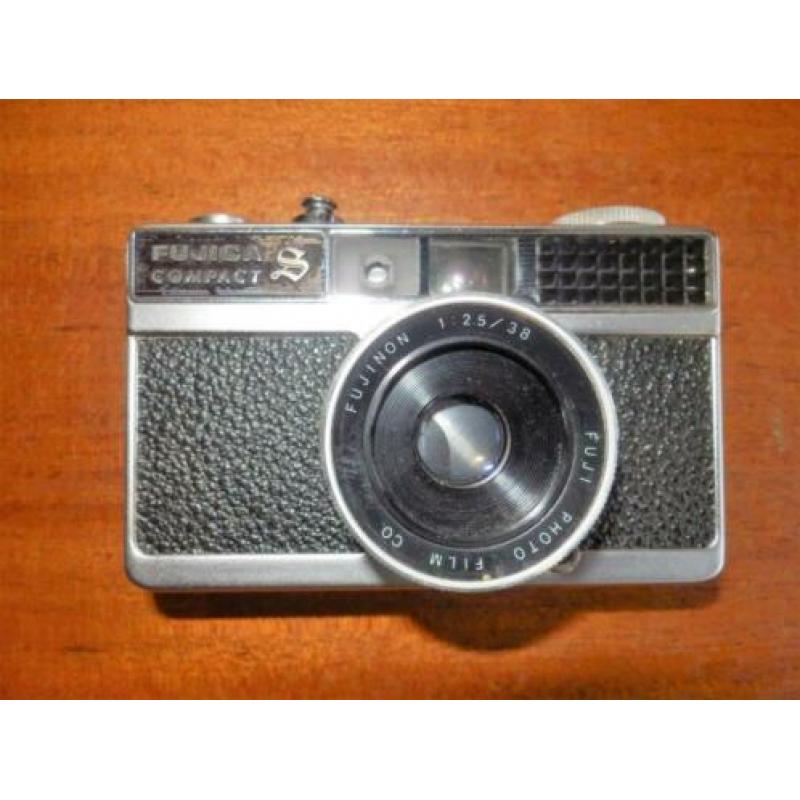 Fujica Compact S analoog fotocamera fujinon 1 : 2.5 /38 lens