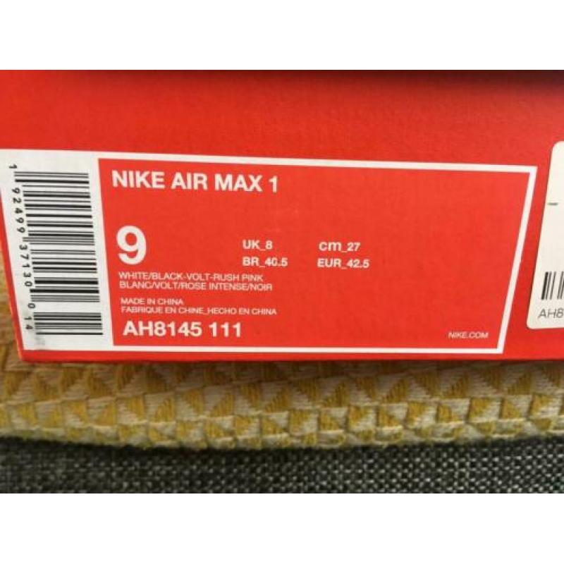Nike air Max 1 Volt Rush 42,5 42.5 ds