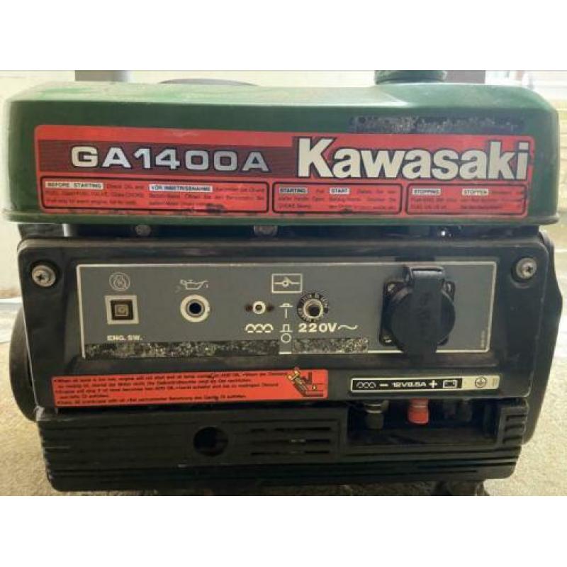 Kawasaki generator aggregaat. Kawasaki GA 1400A