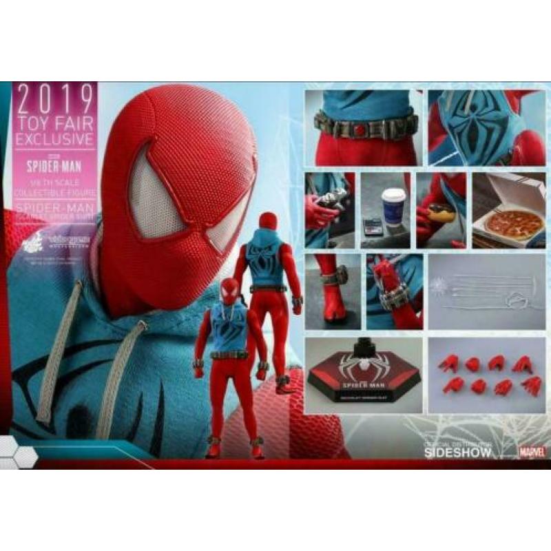 Hot Toys Scarlet Spider Suit 2019 Toy Fair Exclusive 1/6 AF
