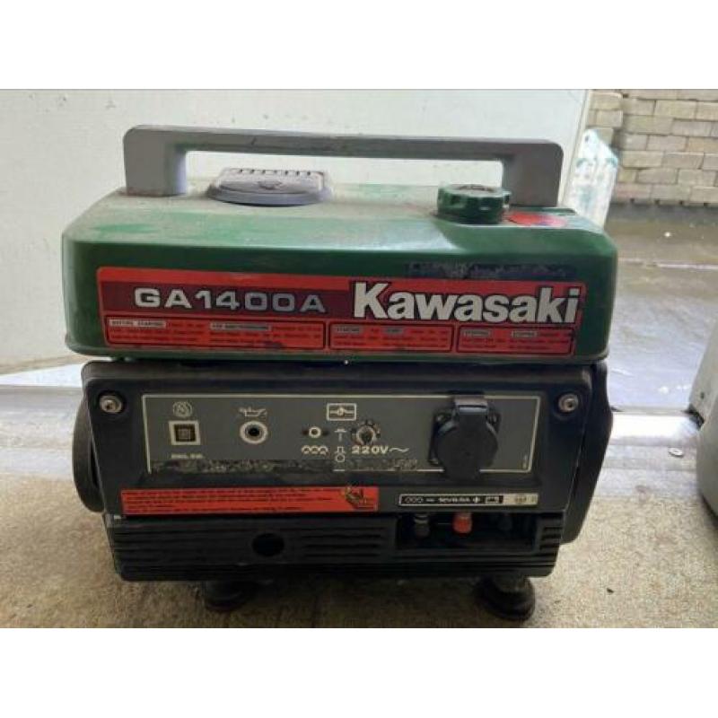 Kawasaki generator aggregaat. Kawasaki GA 1400A