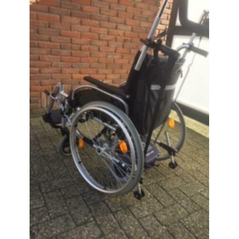 Bischoff & Bischoff rolstoel 45cm Met Excel duwondersteuning