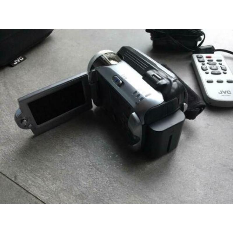 JVC harddisk camcorder 20gb, inclusief opbergtas