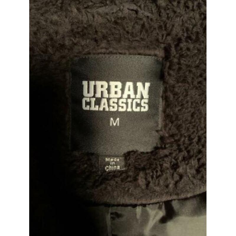 Heerlijke zwarte teddy jas van Urban Classics