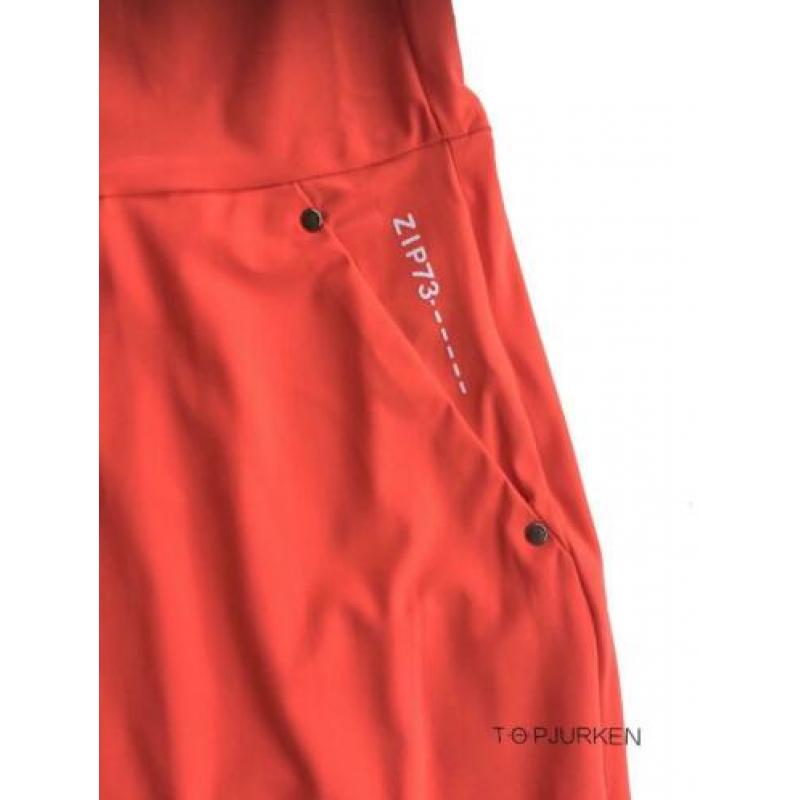 Zip73 travelstof jurk | orange is the new black S M L XL XXL