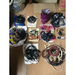 Diverse kabels, luidspreker/ B&O/USB/ Tulp/ enz enz