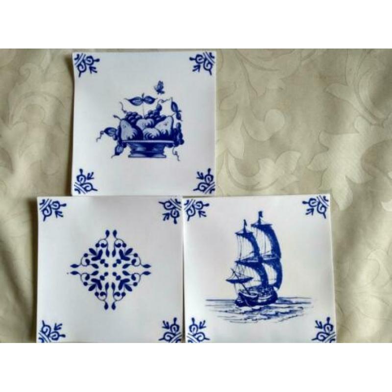 Nieuwe tegelstickers Delfts blauw, 21 stuks 15x15 cm