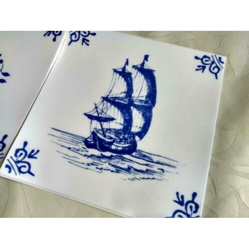Nieuwe tegelstickers Delfts blauw, 21 stuks 15x15 cm