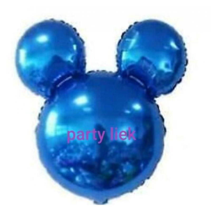Mickey Mouse- 12delige set blauw zwart nr M587