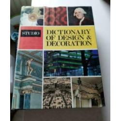 Kunstboek Dictionary Design Decoration Engels Decoratie Boek
